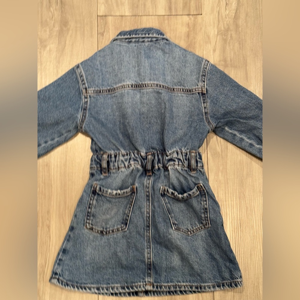 Zara Girls Denim Dress - Picture 7 of 7